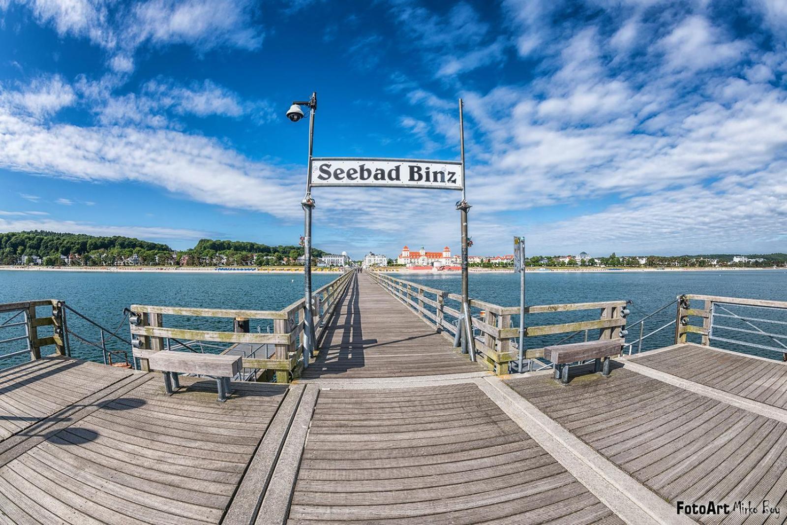 Strandvilla Glueckauf Binz Buitenkant foto