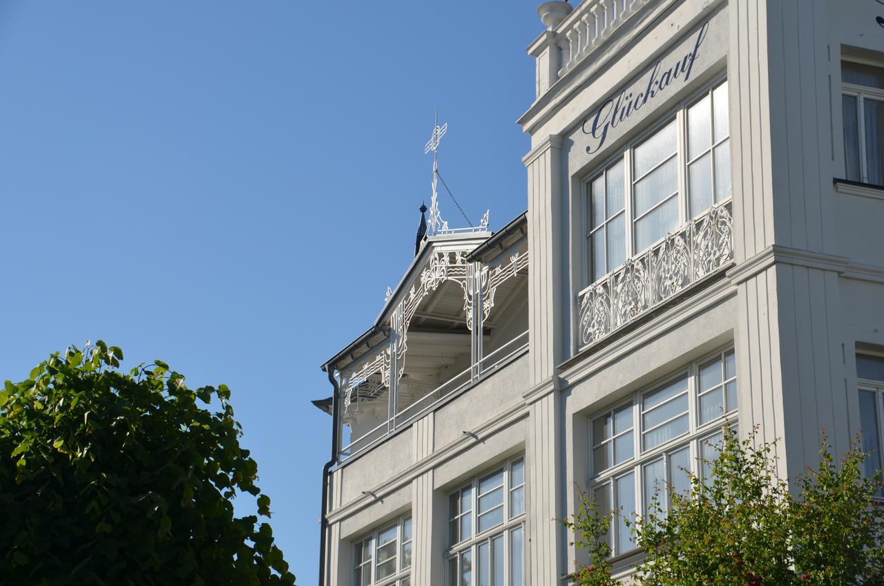 Strandvilla Glueckauf Binz Buitenkant foto